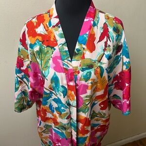 Vibrant Floral Kimono
